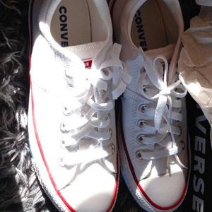 Converse Chuck Taylor All Star Low Top Optical White Womens Size 7.5